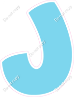 BBT 18" Individuals - Flat Baby Blue J