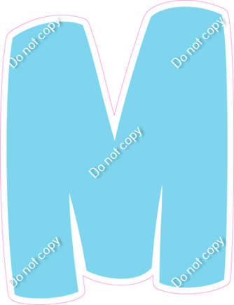 BBT 18" Individuals - Flat Baby Blue M