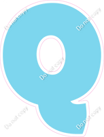 BBT 18" Individuals - Flat Baby Blue Q