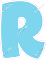 BBT 18" Individuals - Flat Baby Blue R