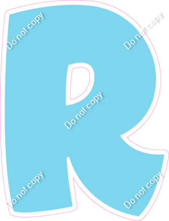 BBT 18" Individuals - Flat Baby Blue R