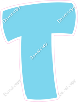 BBT 18" Individuals - Flat Baby Blue T