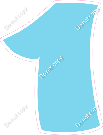 BBT 18" Individuals - Flat Baby Blue 1