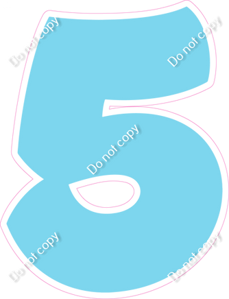 BBT 18" Individuals - Flat Baby Blue 5