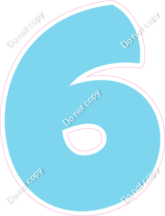 BBT 18" Individuals - Flat Baby Blue 6