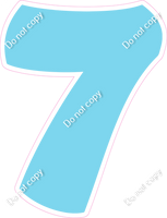 BBT 18" Individuals - Flat Baby Blue 7