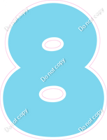 BBT 18" Individuals - Flat Baby Blue 8