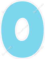 BBT 18" Individuals - Flat Baby Blue