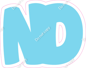 BBT 18" Individuals - Flat Baby Blue ND