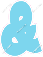 BBT 18" Individuals - Flat Baby Blue &