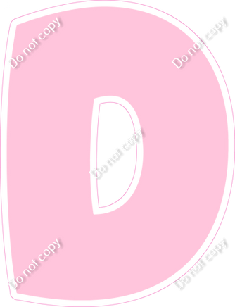 BBT 18" Individuals - Flat Baby Pink D