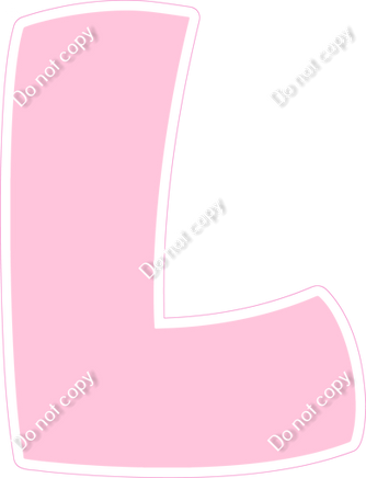 BBT 18" Individuals - Flat Baby Pink L