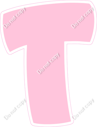 BBT 18" Individuals - Flat Baby Pink T