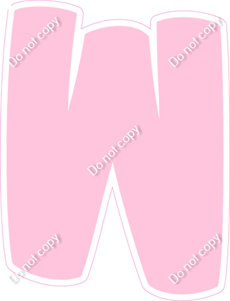 BBT 18" Individuals - Flat Baby Pink W