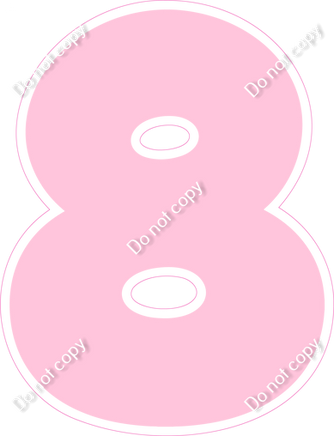 BBT 18" Individuals - Flat Baby Pink 8