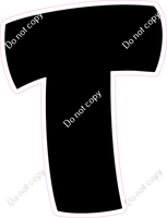 BBT 18" Individuals - Flat Black T