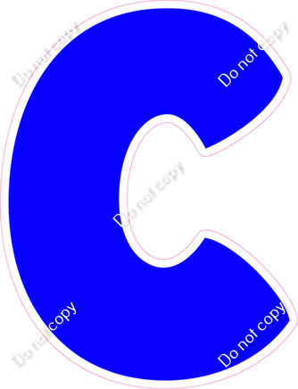 BBT 18" Individuals - Flat Blue C