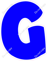 BBT 18" Individuals - Flat Blue G