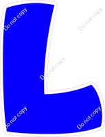 BBT 18" Individuals - Flat Blue L