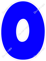 BBT 18" Individuals - Flat Blue O