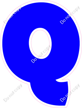 BBT 18" Individuals - Flat Blue Q