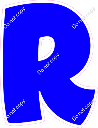 BBT 18" Individuals - Flat Blue R