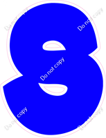 BBT 18" Individuals - Flat Blue S