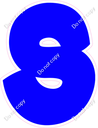 BBT 18" Individuals - Flat Blue S