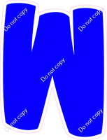 BBT 18" Individuals - Flat Blue W