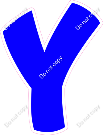 BBT 18" Individuals - Flat Blue Y