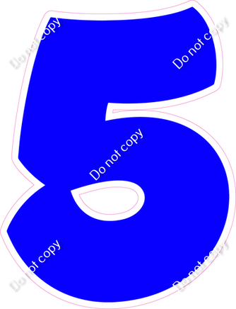 BBT 18" Individuals - Flat Blue 5