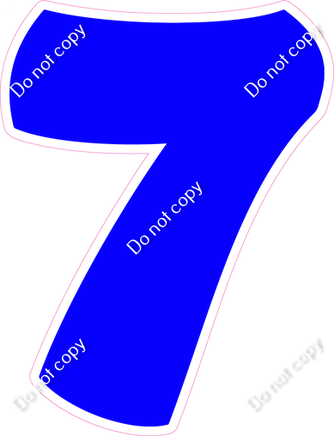 BBT 18" Individuals - Flat Blue 7