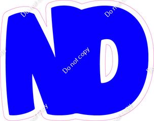 BBT 18" Individuals - Flat Blue ND