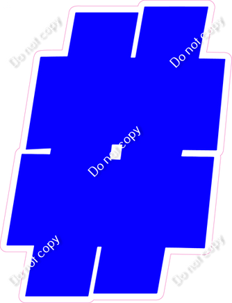 BBT 18" Individuals - Flat Blue #