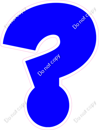 BBT 18" Individuals - Flat Blue ?