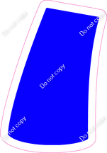 BBT 18" Individuals - Flat Blue Apostrophe