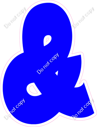 BBT 18" Individuals - Flat Blue &