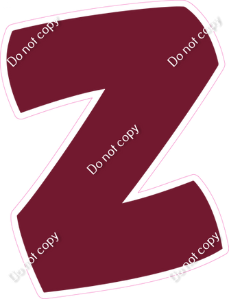 BBT 18" Individuals - Flat Burgundy Z