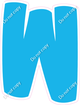 BBT 18" Individuals - Flat Caribbean W