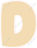 BBT 18" Individuals - Flat Champagne D