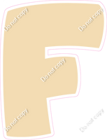 BBT 18" Individuals - Flat Champagne F