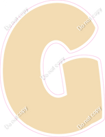 BBT 18" Individuals - Flat Champagne G