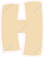 BBT 18" Individuals - Flat Champagne H