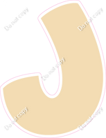 BBT 18" Individuals - Flat Champagne J