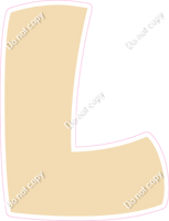 BBT 18" Individuals - Flat Champagne L