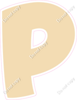 BBT 18" Individuals - Flat Champagne P