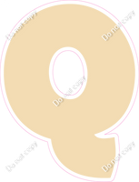 BBT 18" Individuals - Flat Champagne Q