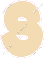 BBT 18" Individuals - Flat Champagne S