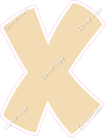 BBT 18" Individuals - Flat Champagne X