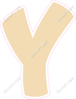 BBT 18" Individuals - Flat Champagne Y